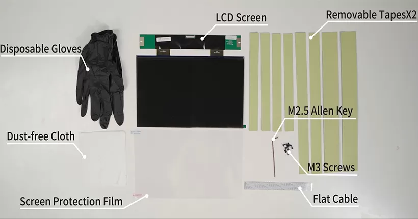 उपयोग की अवधि के बाद एज ई 2 डी प्रिंटर की lcd स्क्रीन को कैसे बदलें?