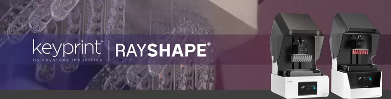 Keystone Industries and RAYSHAPE Announce Partnership, Validating KeyPrint 3D Resins on RAYSHAPE Shape 1+ series and Edge E1